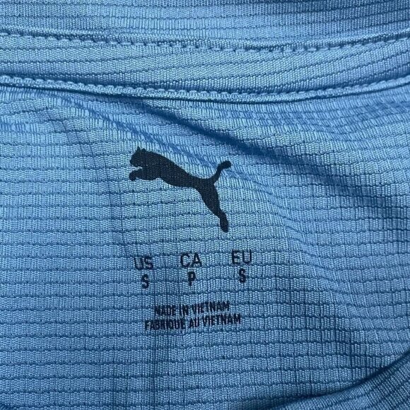 Puma Mens Blue Performance T-Shirt Size S 6812 - Picture 9 of 9